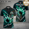 Maxcorners Bowling Galactic Strike Explosion Multiple Options Personalized Name, Team Name 3D Shirt