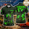 Maxcorners Skeleton Grim Reaper Multiple Options Personalized Name, Team Name 3D Shirt