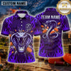 Maxcorners Trap Shooting Shirt Cobra Striking Snake Multiple Options Personalized Name, Team Name 3D Shirt