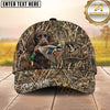Maxcorners Allover Marsh Camo Duck Emblem Dog Hunting Multicolor Options Personalized Name 3D Cap