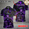 Maxcorners Creepy Doll Bowling Graffiti Skull Lollipop Artwork Multiple Options Personalized Name, Team Name 3D Shirt