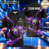 Maxcorners Molten Gold Splash 8 Ball Billiards Multiple Options Personalized Name, Team Name 3D Shirt