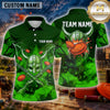 Maxcorners Clay Target Shooting Crossed Rifles Multiple Options Personalized Name, Team Name 3D Shirt