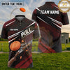 (5 Colors) Maxcorners Trap Shooting PULL Shotgun Clay Target Dynamic Slash Multiple Options Personalized Name, Team Name 3D Shirt