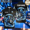 Maxcorners Mystic Hooded Reaper 8 Ball Pool Multiple Options Personalized Name, Team Name 3D Shirt