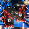 Maxcorners Fiery Phoenix Lightning Wings Pool Multiple Options Personalized Name, Team Name 3D Shirt