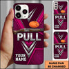 Maxcorners Geometric Shooting Crest Pull Clay Target Personalized Name Trap Shooting Phone Case
