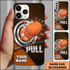 Maxcorners Bullseye Clay Explosion Pull Clay Target Personalized Name Trap Shooting Phone Case