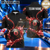 Maxcorners Molten Gold Splash 8 Ball Billiards Multiple Options Personalized Name, Team Name 3D Shirt
