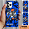 Maxcorners Shattered Geometric Pull Clay Target Personalized Name Trap Shooting Phone Case