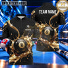 Maxcorners Molten Gold Splash 8 Ball Billiards Multiple Options Personalized Name, Team Name 3D Shirt