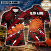Maxcorners Clay Shooting Shattered Geometric Pattern Multiple Options Personalized Name, Team Name 3D Shirt