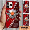 Maxcorners Winged Crossed Shotguns Sporting Clays Personalized Name Trap Shooting Phone Case
