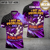 Maxcorners Bowling Funny 99 Problems Quote Multiple Options Personalized Name, Team Name 3D Shirt