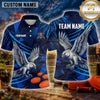 Maxcorners Clay Shooting Athletic Wave Stripes Multiple Options Personalized Name, Team Name 3D Shirt