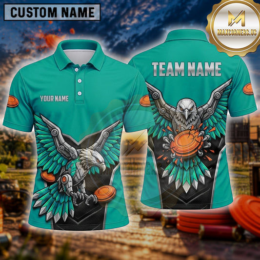 Maxcorners Trap Shooting Shirt Eagle Wings Multiple Options Personalized Name, Team Name 3D Shirt