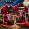 Maxcorners Bull Powerful Charging Beast Multiple Options Personalized Name, Team Name 3D Shirt