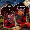 Maxcorners Clay Target Shooting Crossed Rifles Multiple Options Personalized Name, Team Name 3D Shirt