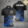 Maxcorners Darts Shirts Dartboard Target Burst Grunge Artwork Multiple Options Personalized Name, Team Name 3D Shirt