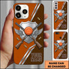 Maxcorners Winged Crossed Shotguns Sporting Clays Personalized Name Trap Shooting Phone Case