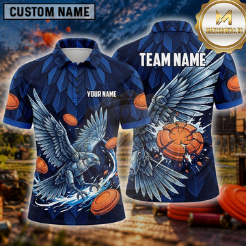 Maxcorners Eagle Flying Target Hunter Multiple Options Personalized Name, Team Name 3D Shirt