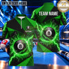 Maxcorners Storm Dragon Lightning Vortex Pool Multiple Options Personalized Name, Team Name 3D Shirt
