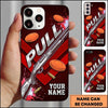 Maxcorners Diagonal Shotgun Design Pull Clay Target Personalized Name Trap Shooting Phone Case