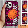 Maxcorners Cracked Clay Target Blue Shooting Sports Personalized Name Trap Shooting Phone Case