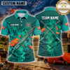 Maxcorners Clay Target Shooting Sport Swirl Multiple Options Personalized Name, Team Name 3D Shirt