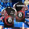 Maxcorners Majestic Angel Wings Billiards Multiple Options Personalized Name, Team Name 3D Shirt