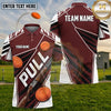 (5 Colors) Maxcorners Trap Shooting PULL Shotgun Clay Targets Angular Sport Multiple Options Personalized Name, Team Name 3D Shirt