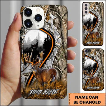 Maxcorners Hunting Whitetail Buck Camo Personalized 3D Phone Case