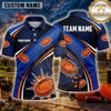 Maxcorners Clay Target Shooting Lightning Blast Multiple Options Personalized Name, Team Name 3D Shirt