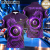 Maxcorners Mythical Dragon Fire Ring Billiards Multiple Options Personalized Name, Team Name 3D Shirt