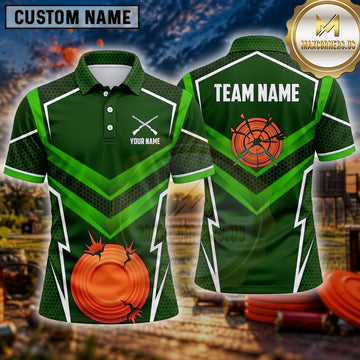 Maxcorners Clay Target Shooting Speed Lines Multiple Options Personalized Name, Team Name 3D Shirt