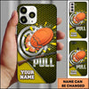 Maxcorners Bullseye Clay Explosion Pull Clay Target Personalized Name Trap Shooting Phone Case