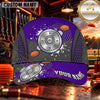 Maxcorners 12 Gauge Shell Metallic Badge Trap Shooting Personalized Name 3D Cap