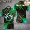 Maxcorners Bowling Flaming Ball Phoenix Wings Multiple Options Personalized Name, Team Name 3D Shirt