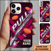 Maxcorners Diagonal Shotgun Design Pull Clay Target Personalized Name Trap Shooting Phone Case