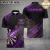 Maxcorners Darts Shirts Dartboard Dynamic Flight Streaks Design Multiple Options Personalized Name, Team Name 3D Shirt