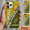 Maxcorners Silver Clay Target Shotgun Pull Clay Target Personalized Name Trap Shooting Phone Case