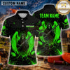 Maxcorners Skull Dark Gothic Artwork Multiple Options Personalized Name, Team Name 3D Shirt