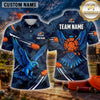 Maxcorners Eagle Flying Clay Target Multiple Options Personalized Name, Team Name 3D Shirt