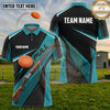 (5 Colors) Maxcorners Trap Shooting PULL Shotgun Clay Target Dynamic Stripes Multiple Options Personalized Name, Team Name 3D Shirt