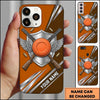 Maxcorners Winged Clay Target Crossed Shotguns Personalized Name Trap Shooting Phone Case
