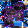 Maxcorners Scorpion Fire Ring 8 Ball Pool Multiple Options Personalized Name, Team Name 3D Shirt