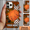Maxcorners Cracked Clay Target Blue Shooting Sports Personalized Name Trap Shooting Phone Case