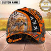 Maxcorners Dog Hunting And Duck Hunting Flying Waterfowl Camouflage Multiple Options Personalized Name 3D Cap