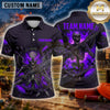 Maxcorners Skeleton Grim Reaper Multiple Options Personalized Name, Team Name 3D Shirt