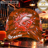 Maxcorners Marlin Fish Clay Target Splash Trap Shooting Personalized Name 3D Cap
